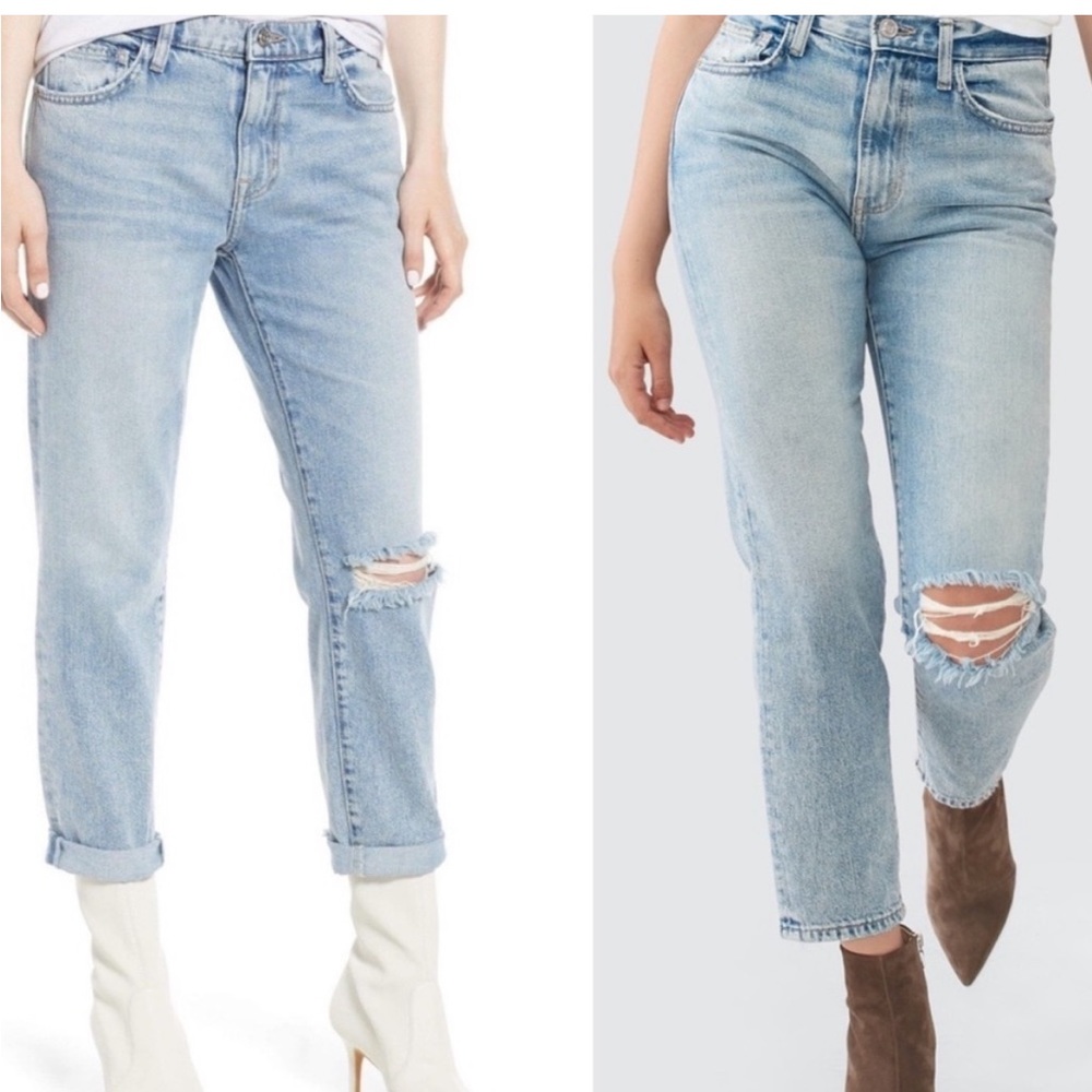 Current Elliot Destroyed Boyfriend Jeans 26